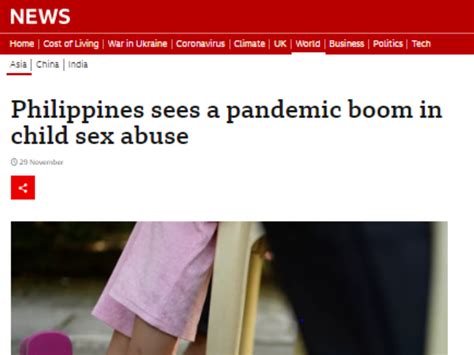 Philippines sees a pandemic boom in child sex abuse .